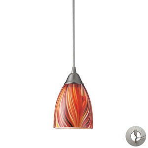 ELK Home - 416-1M-LA - One Light Mini Pendant - Arco Baleno - Satin Nickel