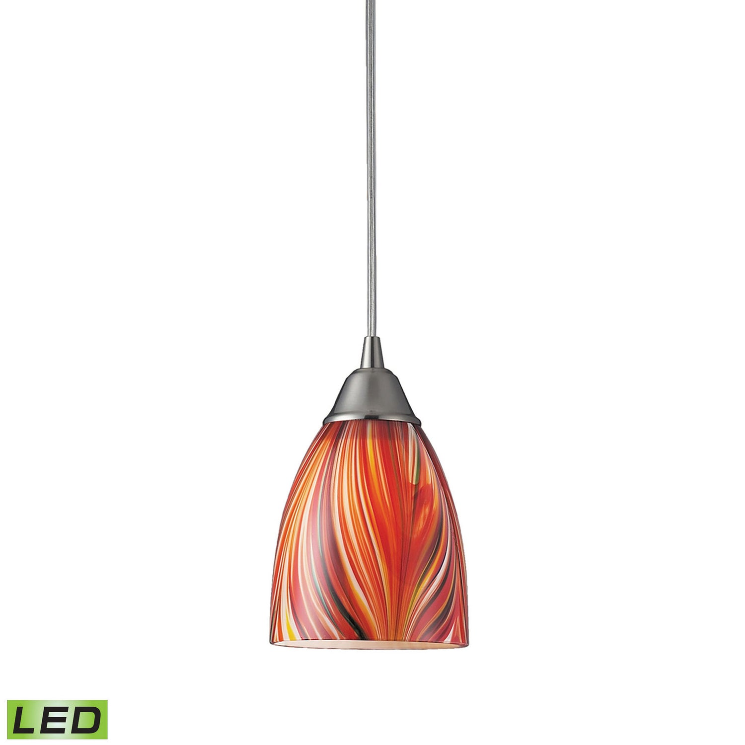 ELK Home - 416-1M-LED - LED Mini Pendant - Arco Baleno - Satin Nickel