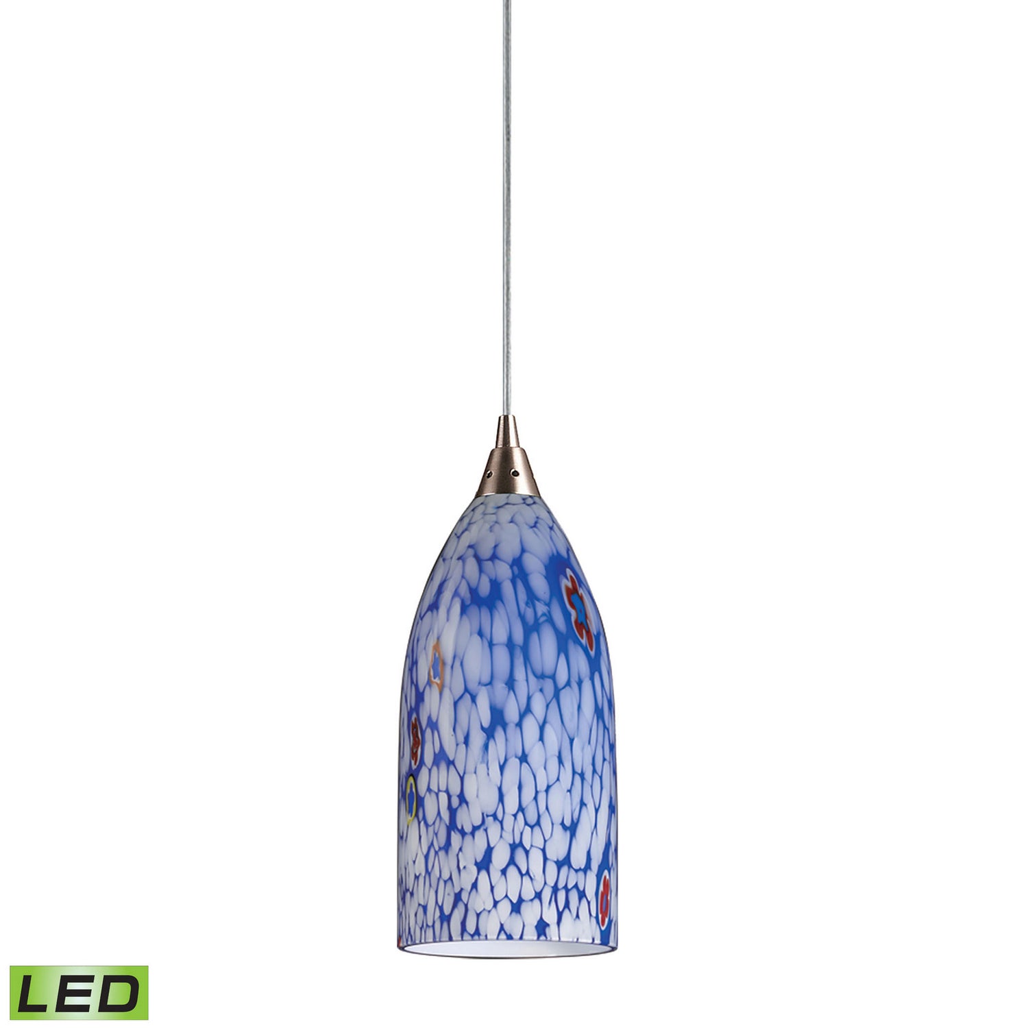 ELK Home - 502-1BL-LED - LED Mini Pendant - Verona - Satin Nickel