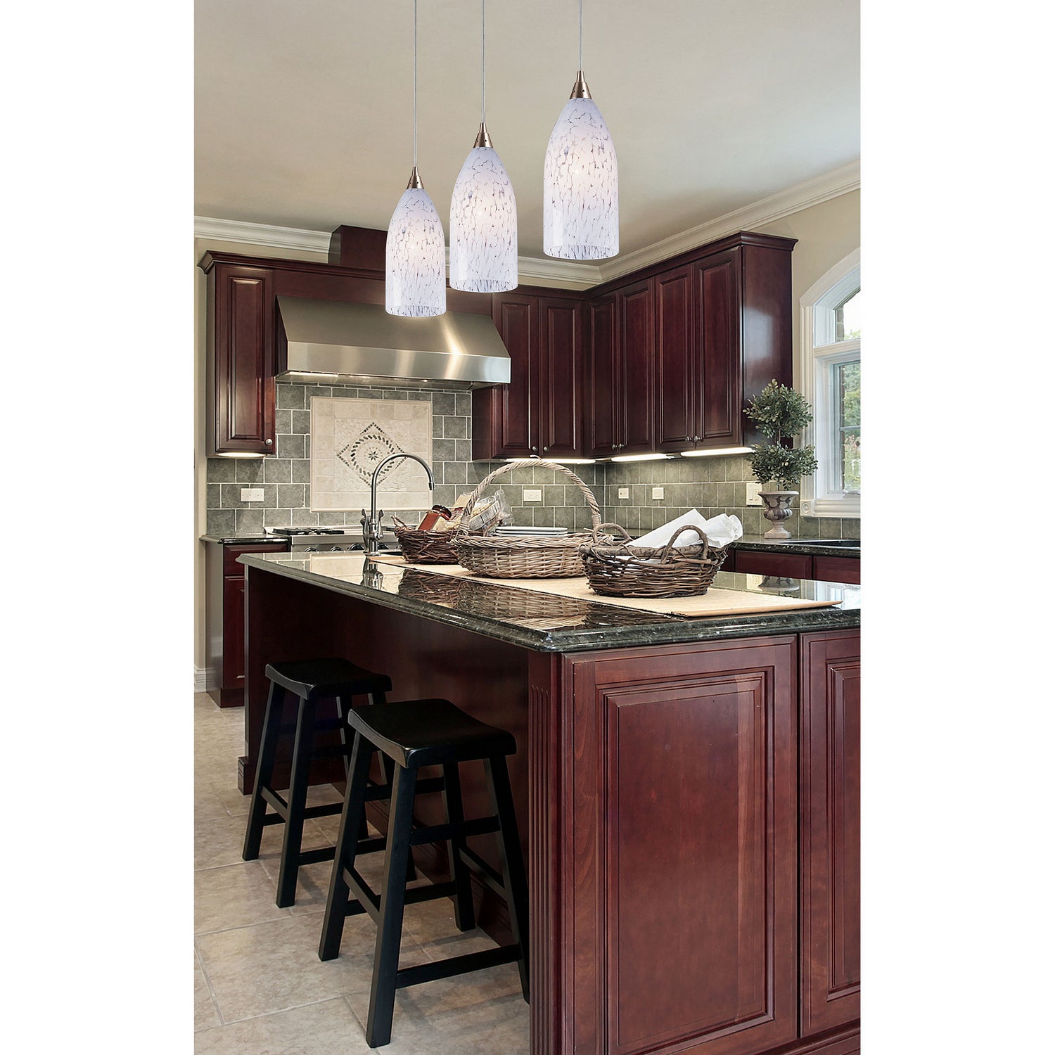 ELK Home - 502-1SW-LED - LED Mini Pendant - Verona - Satin Nickel