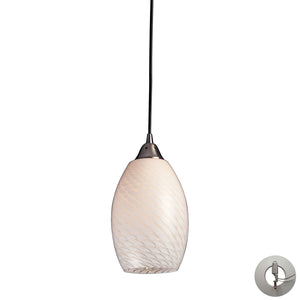 ELK Home - 517-1WS-LA - One Light Mini Pendant - Mulinello - Satin Nickel