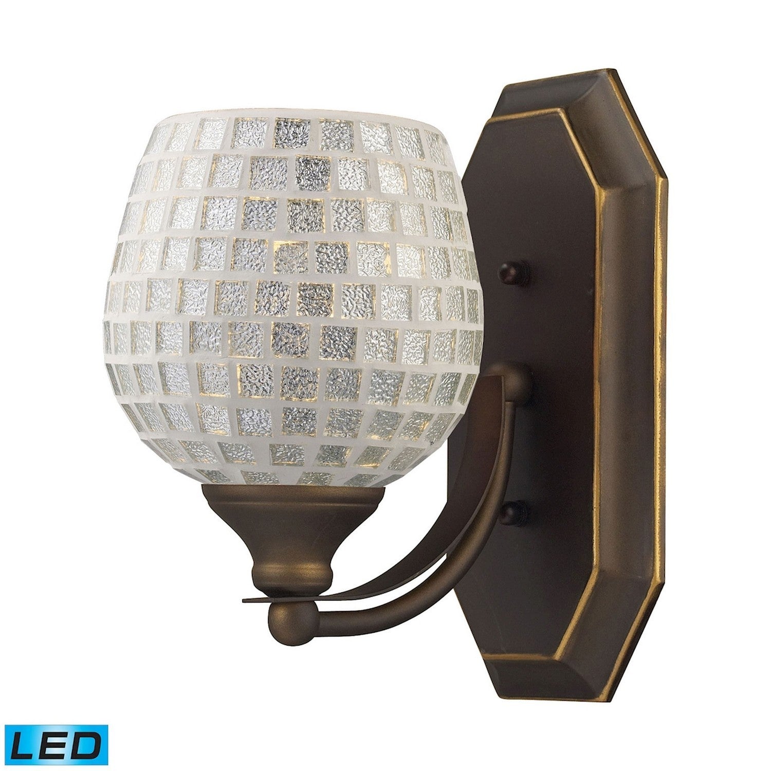 ELK Home - 570-1B-SLV-LED - LED Vanity Lamp - Mix-N-Match - Aged Bronze