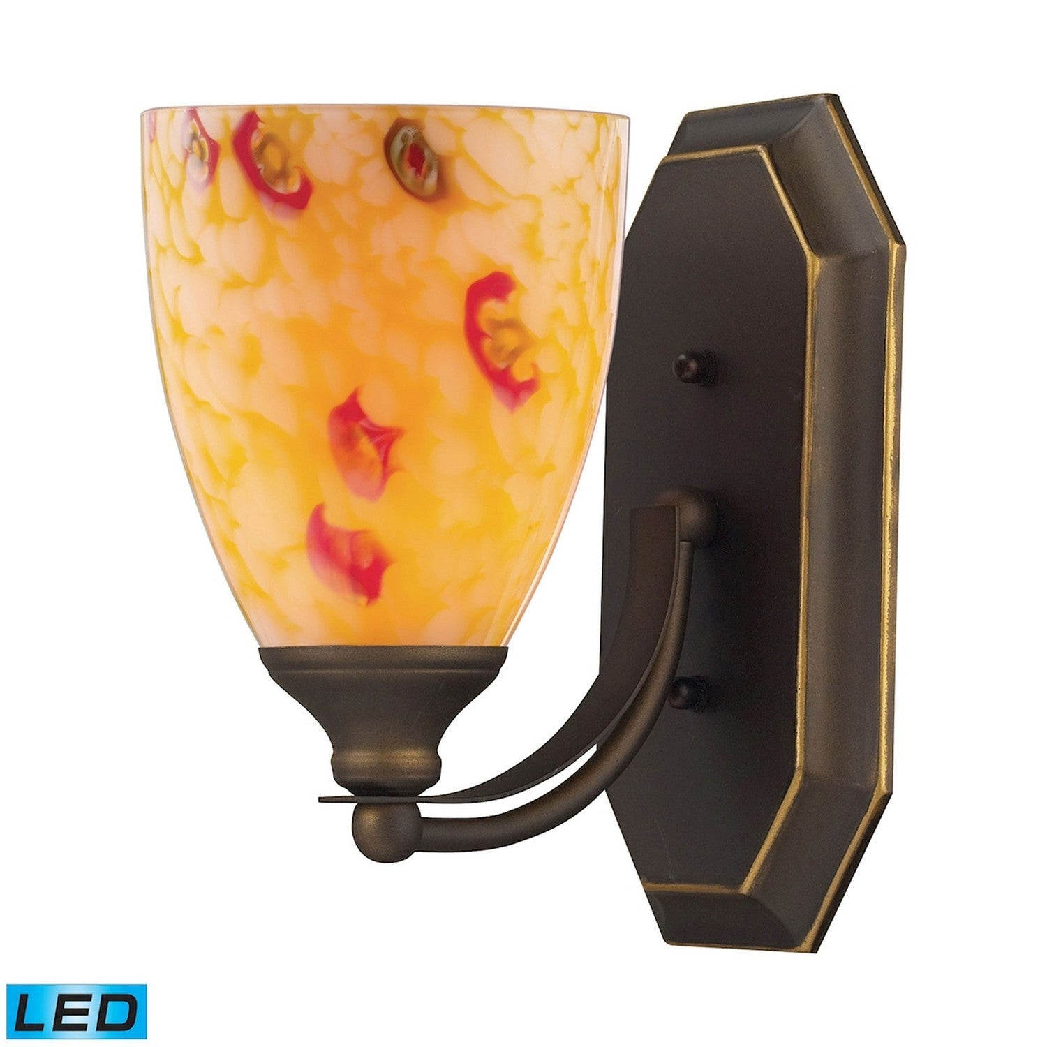 ELK Home - 570-1B-YW-LED - LED Vanity Lamp - Mix-N-Match - Aged Bronze