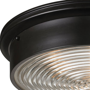 ELK Home - 11453/3 - Three Light Flush Mount - Chadwick - Oil Rubbed Bronze