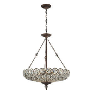 ELK Home - 12025/6 - Six Light Chandelier - Christina - Mocha