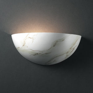 Justice Designs - CER-1300-STOC - Lantern - Ambiance - Carrara Marble