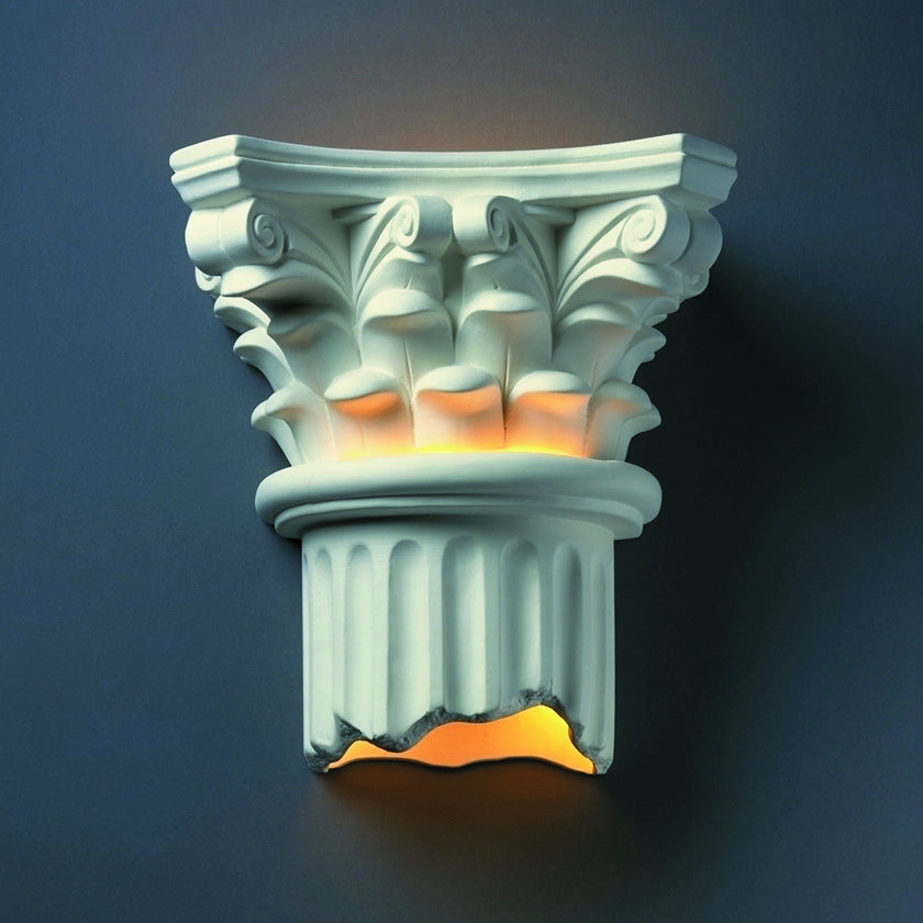 Justice Designs - CER-4705W-BIS - Wall Sconce - Ambiance - Bisque