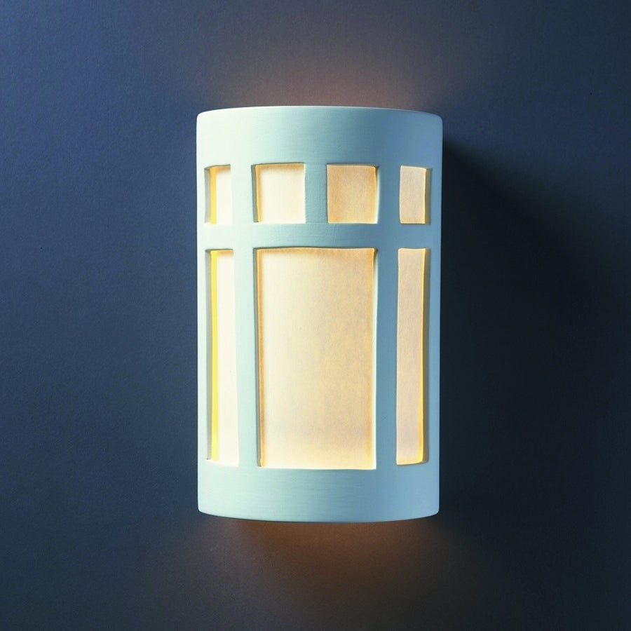 Justice Designs - CER-5355-BIS - Wall Sconce - Ambiance - Bisque