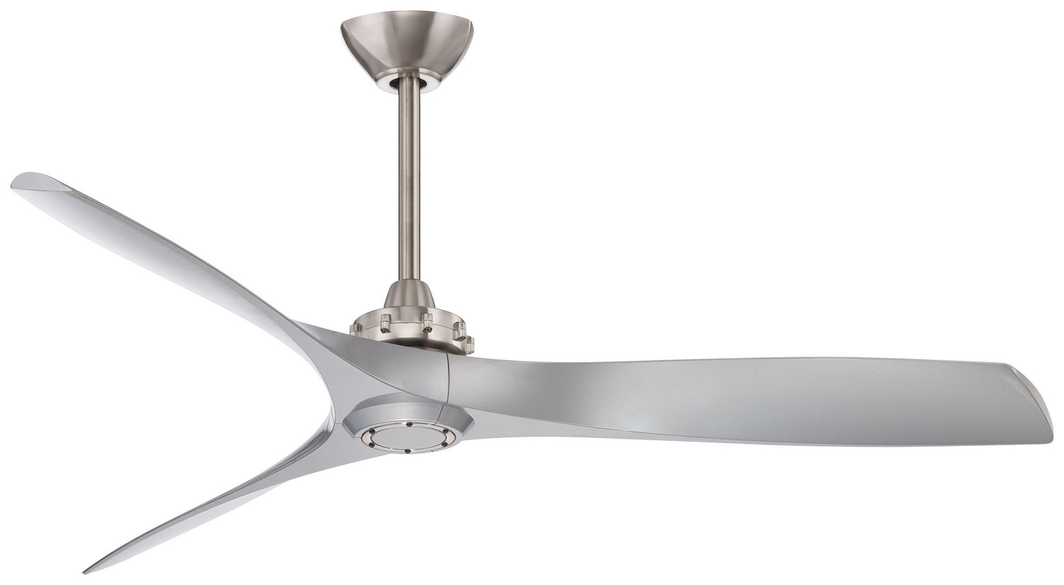 Minka Aire - F853-BN/SL - 60"Ceiling Fan - Aviation - Brushed Nickel With Silver Blades