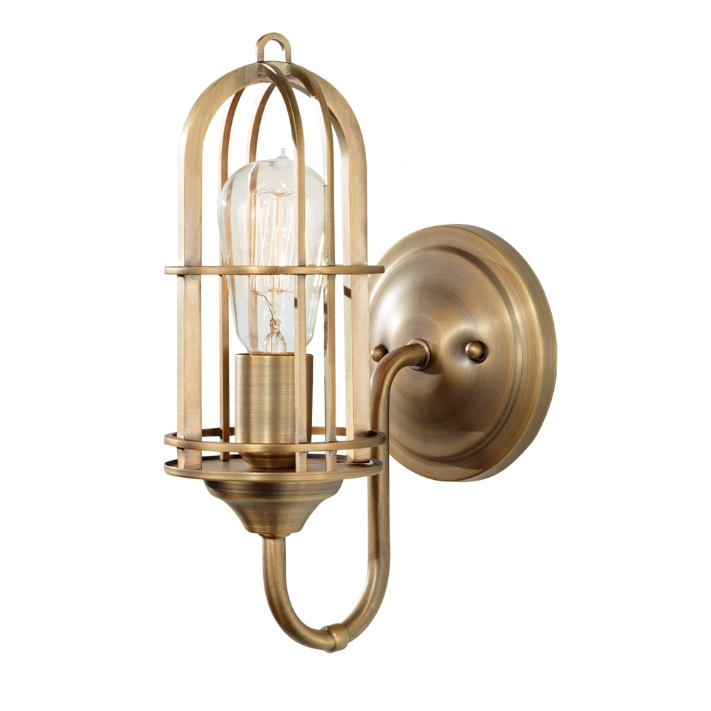 Generation Lighting. - WB1703DAB - One Light Wall Sconce - Urban Renewal - Dark Antique Brass