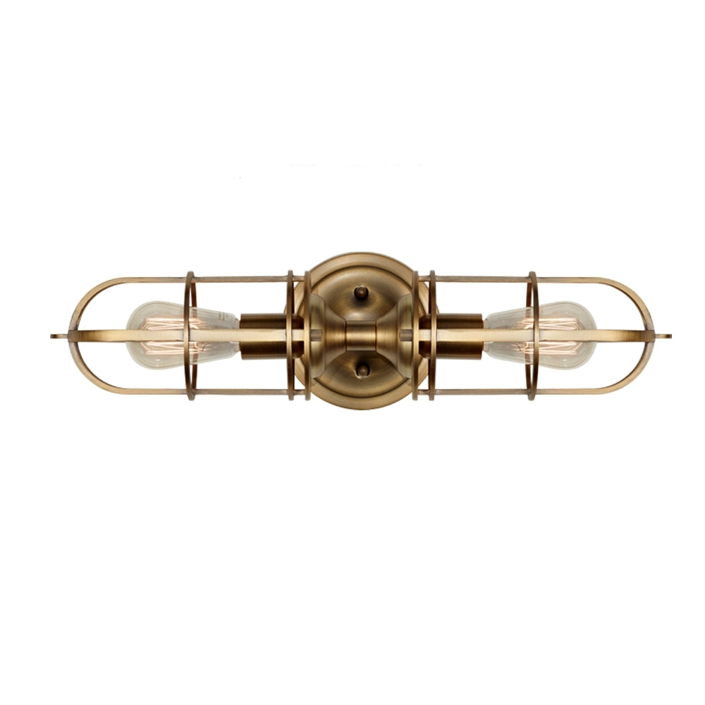 Generation Lighting. - WB1704DAB - Two Light Wall Bracket - Urban Renewal - Dark Antique Brass