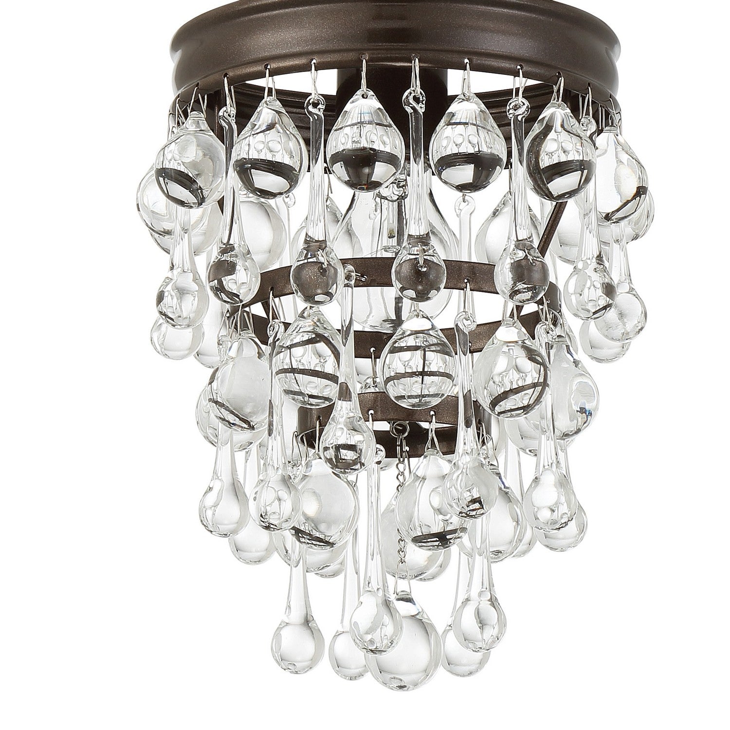 Crystorama - 131-VZ - One Light Mini Chandelier - Calypso - Vibrant Bronze