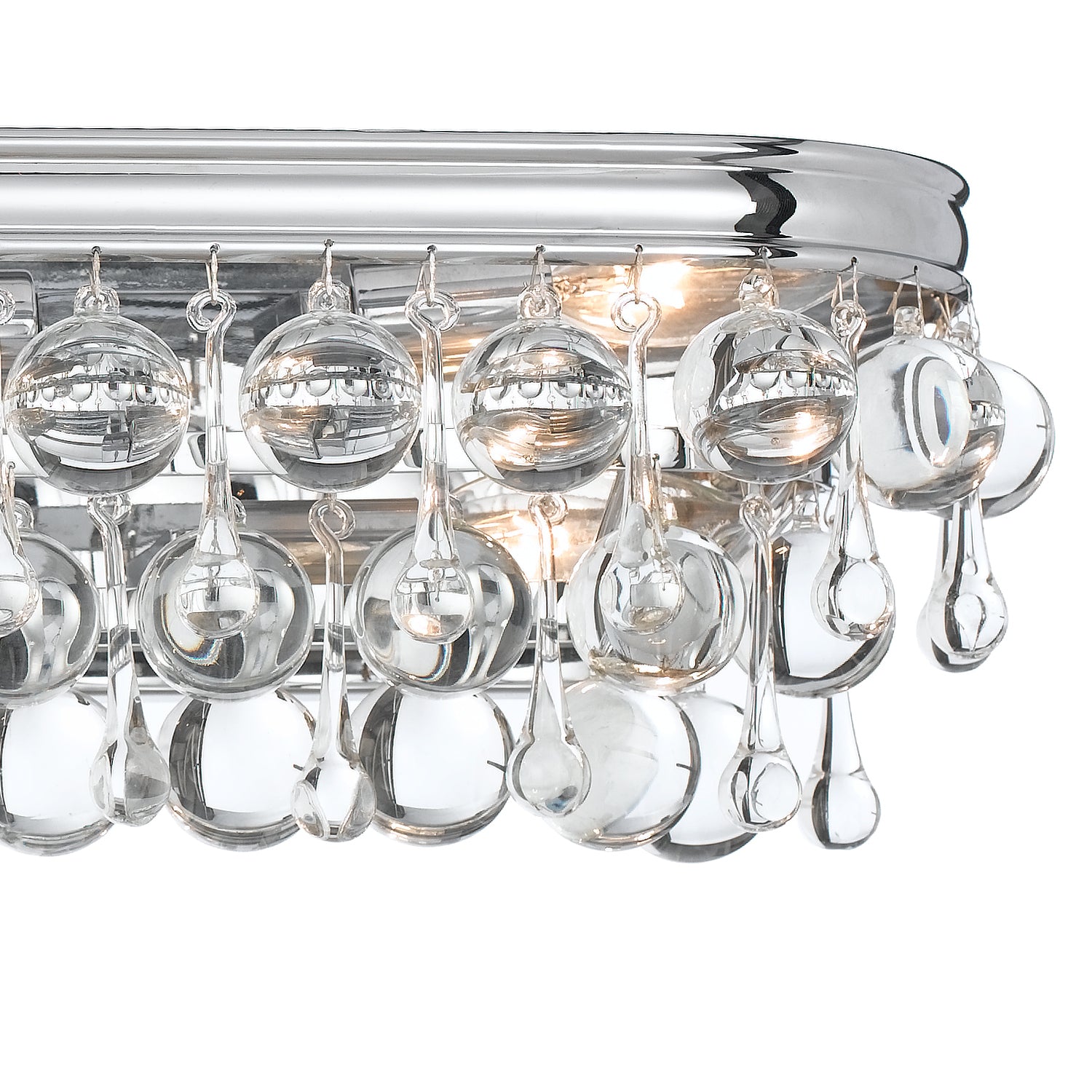 Crystorama - 134-CH - Eight Light Bathroom Vanity - Calypso - Polished Chrome