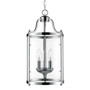 Golden - 1157-3P CH - Three Light Pendant - Payton CH - Chrome