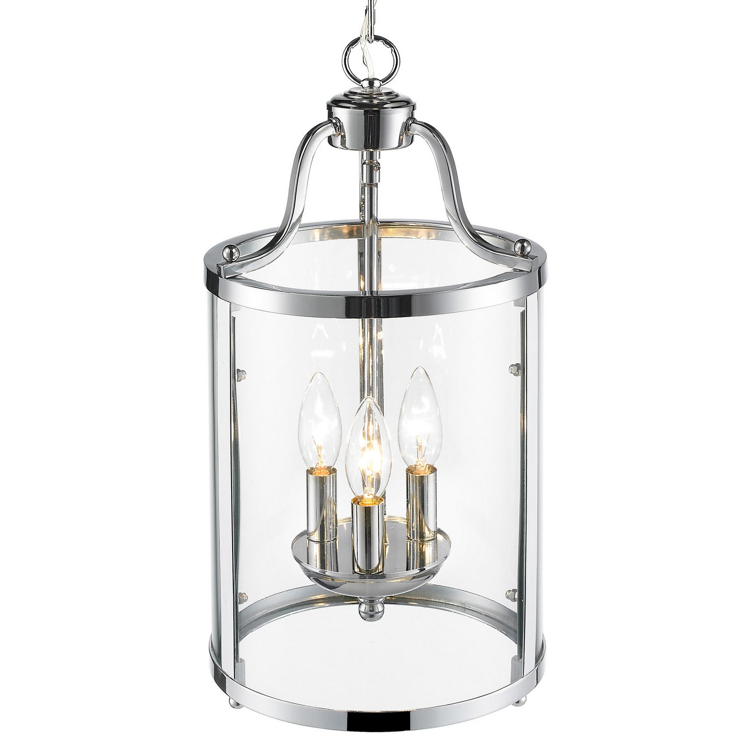 Golden - 1157-3P CH - Three Light Pendant - Payton CH - Chrome