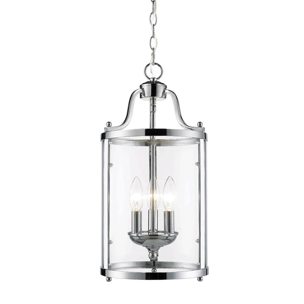 Golden - 1157-3P CH - Three Light Pendant - Payton CH - Chrome