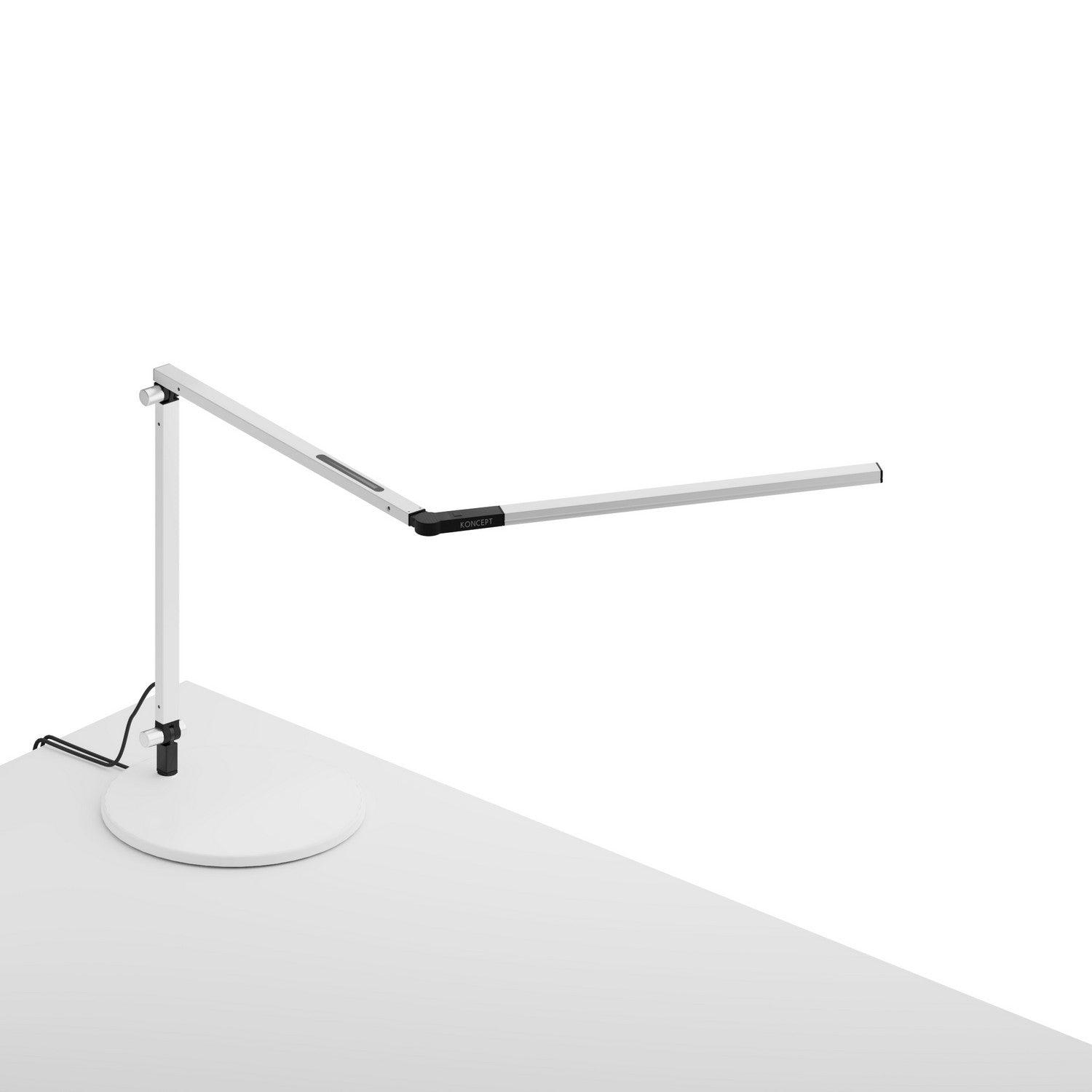 Koncept - AR3100-WD-WHT-DSK - LED Desk Lamp - Z-Bar - White