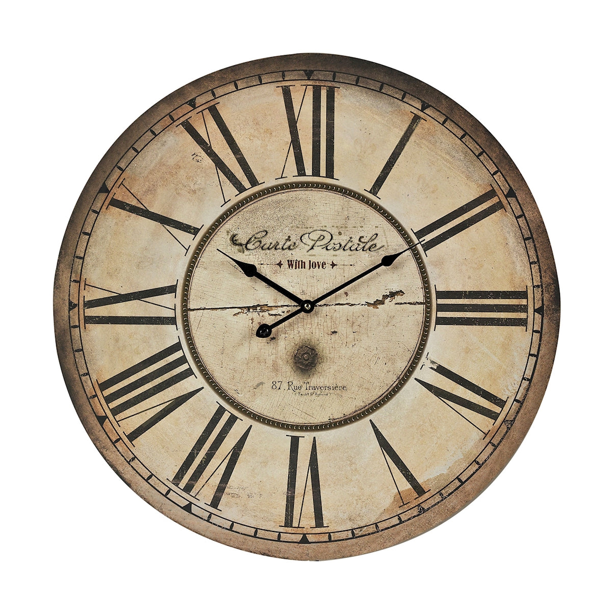 ELK Home - 118-042 - Clock - Carte Postal - Antique Cream