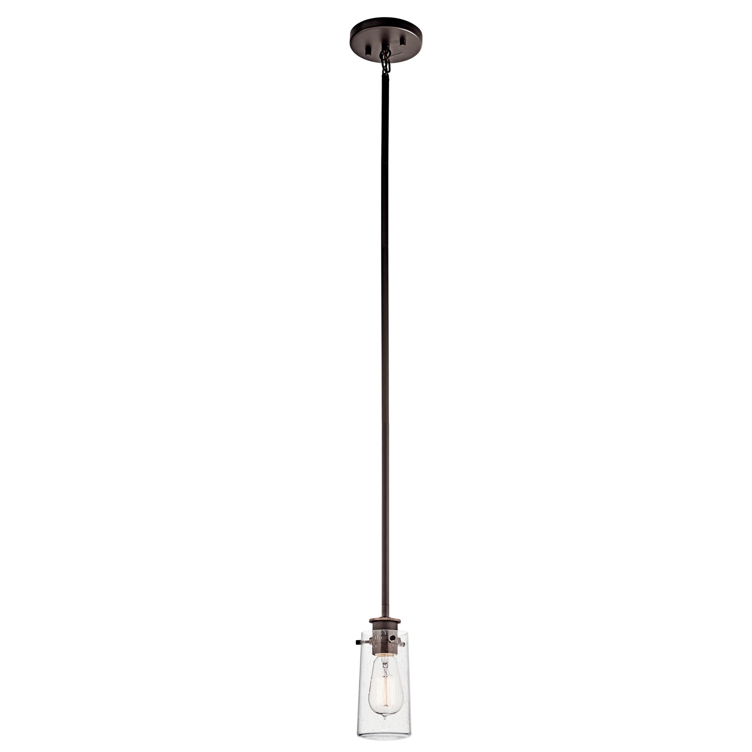 Kichler - 43060OZ - One Light Mini Pendant - Braelyn - Olde Bronze