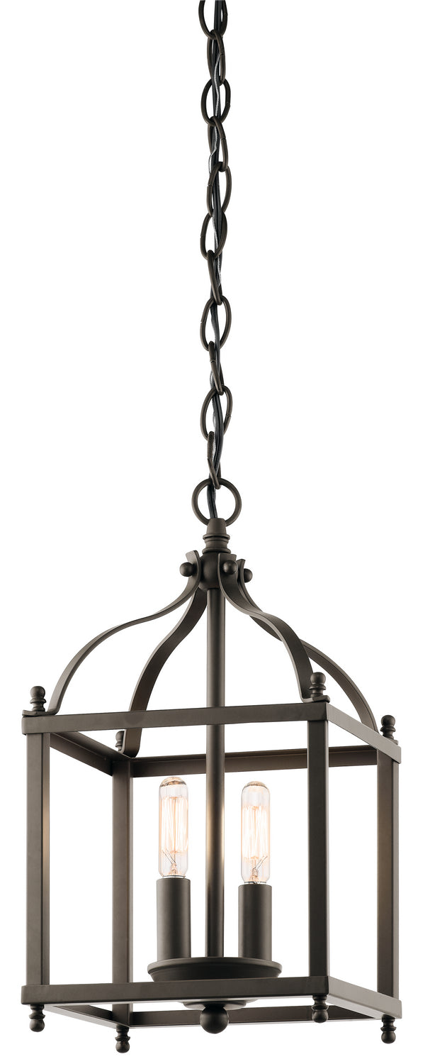 Kichler - 42565OZ - Two Light Pendant - Larkin - Olde Bronze