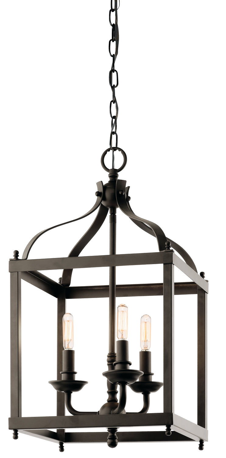 Kichler - 42566OZ - Three Light Pendant - Larkin - Olde Bronze