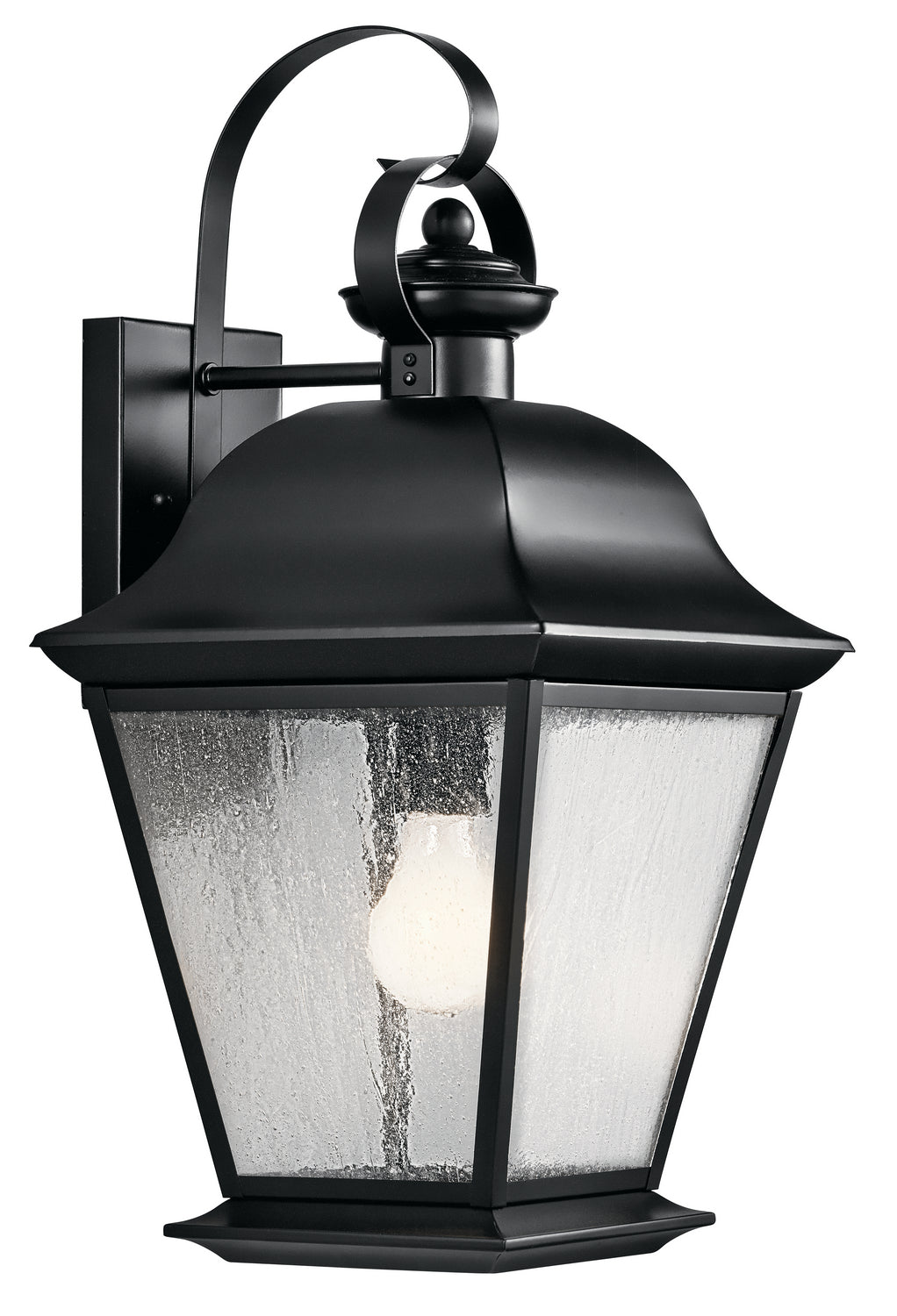 Kichler - 9709BK - One Light Outdoor Wall Mount - Mount Vernon - Black