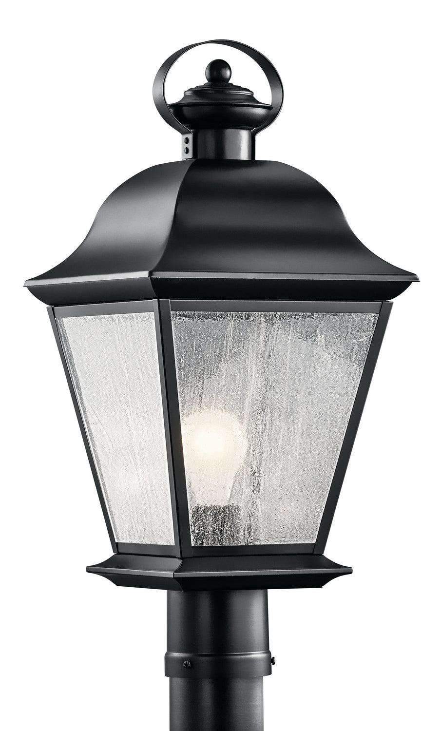 Kichler - 9909BK - One Light Outdoor Post Mount - Mount Vernon - Black