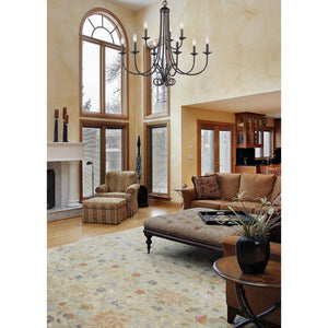 ELK Home - 1509CH/10 - Nine Light Chandelier - Williamsport - Oil Rubbed Bronze