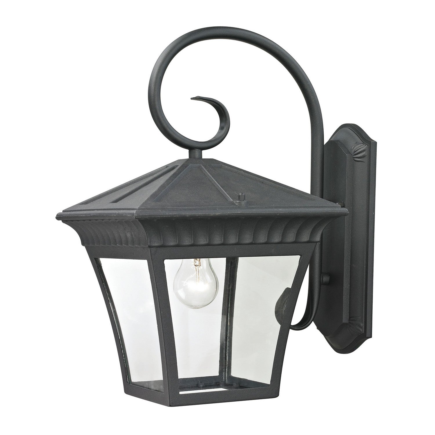 ELK Home - 8421EW/65 - One Light Outdoor Wall Sconce - Ridgewood - Matte Textured Black