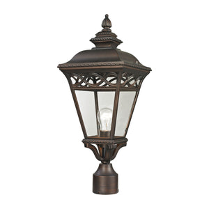 ELK Home - 8511EP/70 - One Light Post Mount - Mendham - Hazelnut Bronze