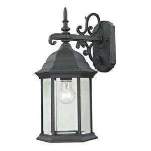 ELK Home - 8601EW/65 - One Light Wall Sconce - Spring Lake - Matte Textured Black