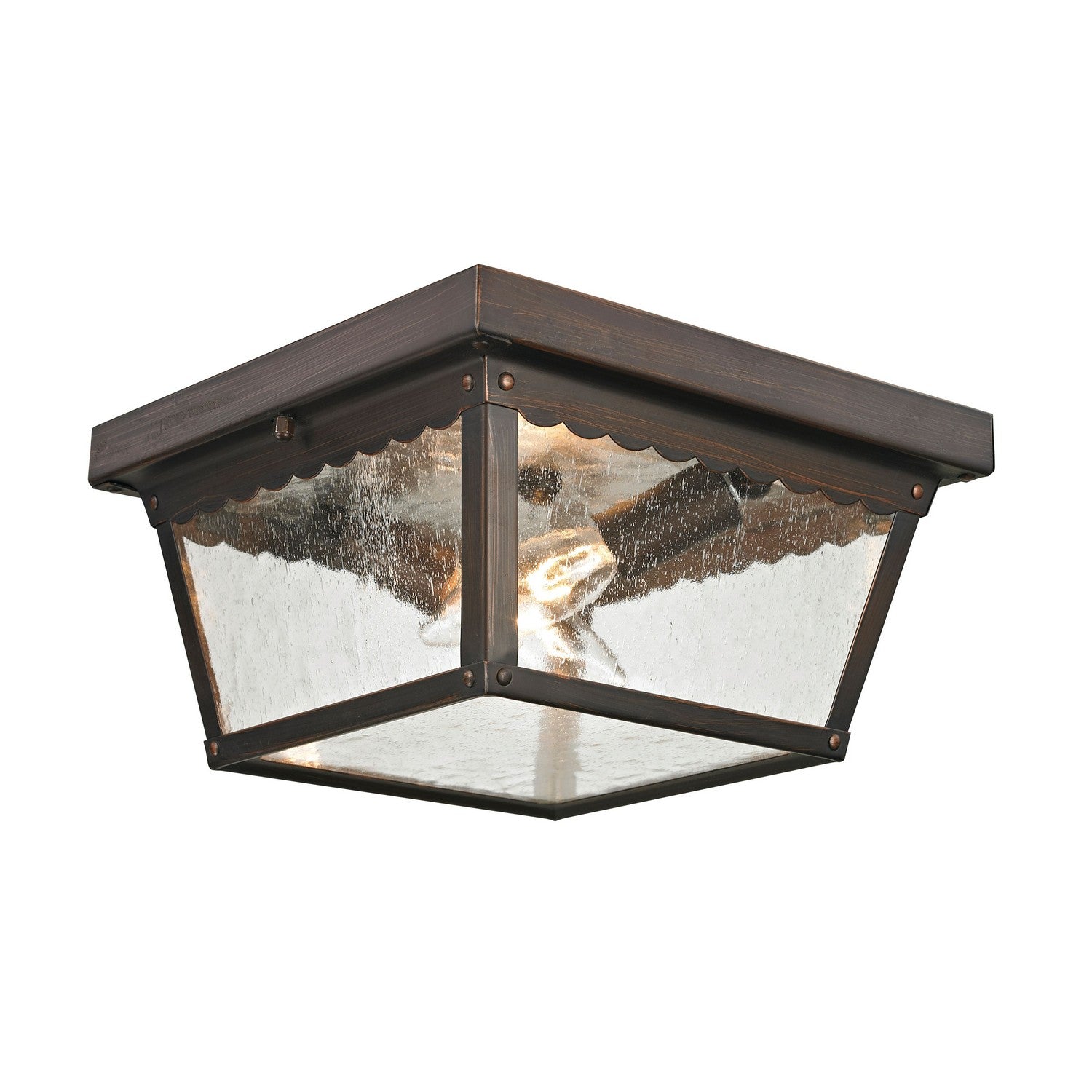 ELK Home - 9002EF/70 - Two Light Flush Mount - Springfield - Hazelnut Bronze