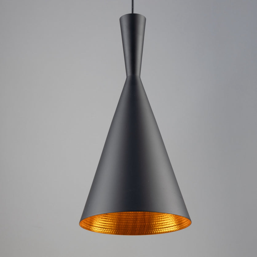 Artcraft - JA800 - One Light Pendant - Connecticut - Matte Black & Copper