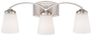 Minka-Lavery - 6963-84 - Three Light Bath - Overland Park - Brushed Nickel