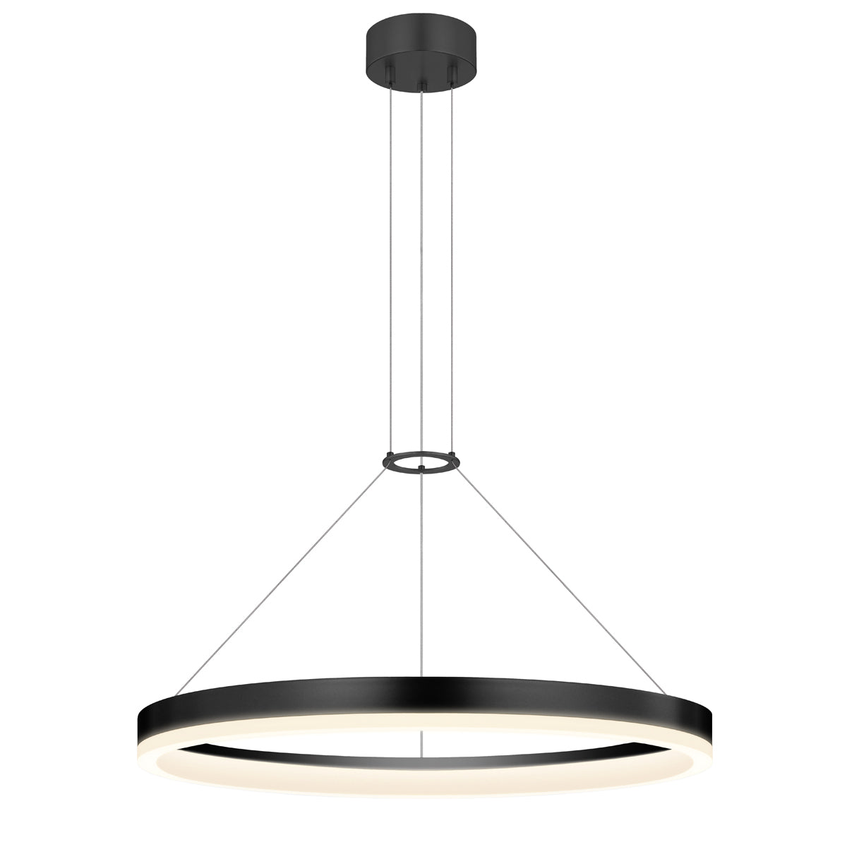 Sonneman - 2315.25 - LED Pendant - Corona - Satin Black