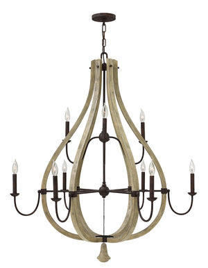 Fredrick Ramond - FR40578IRR - LED Chandelier - Middlefield - Iron Rust