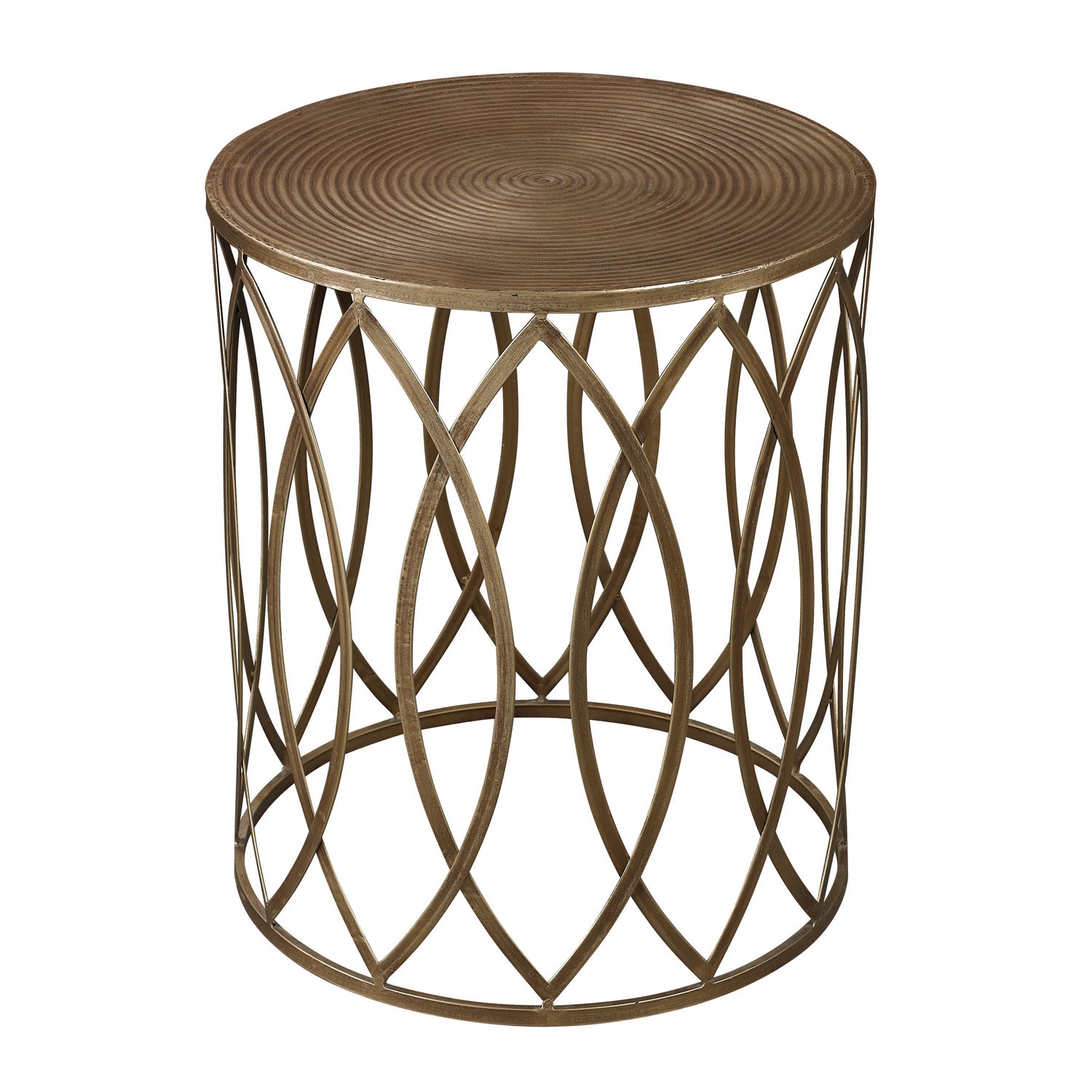 ELK Home - 138-009 - Accent Table - Sutton - Antique Gold