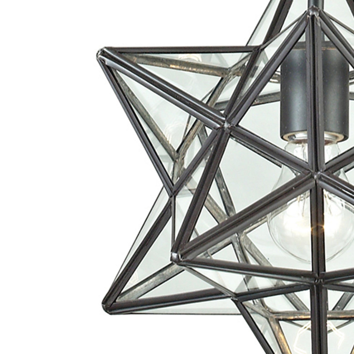 ELK Home - 145-001 - One Light Mini Pendant - Star - Oil Rubbed Bronze