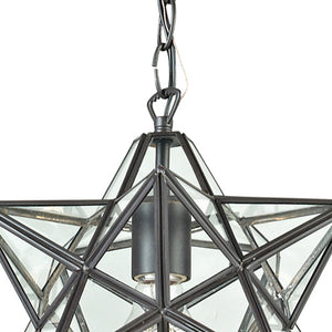 ELK Home - 145-001 - One Light Mini Pendant - Star - Oil Rubbed Bronze