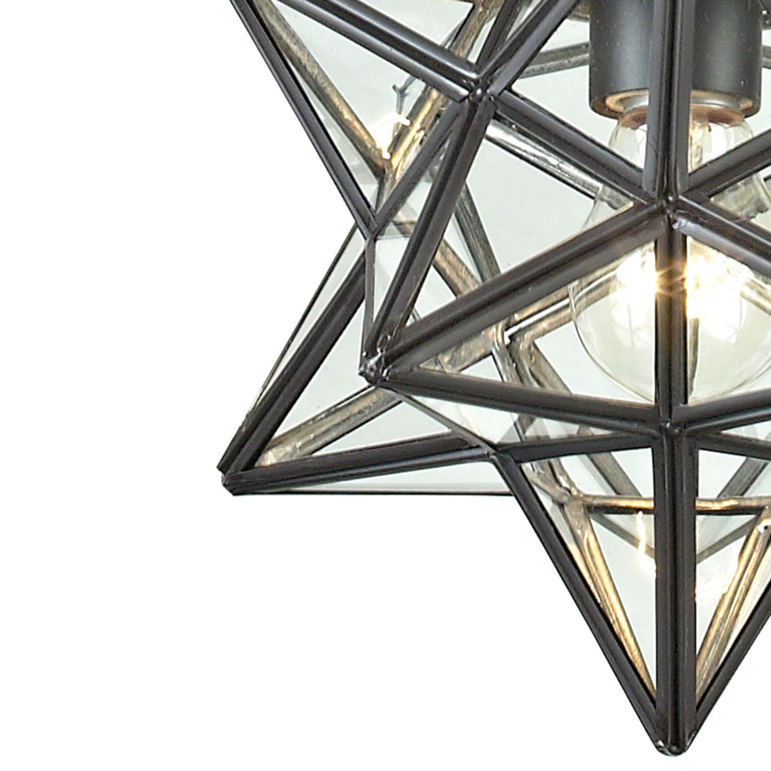 ELK Home - 145-002 - One Light Mini Pendant - Star - Oil Rubbed Bronze