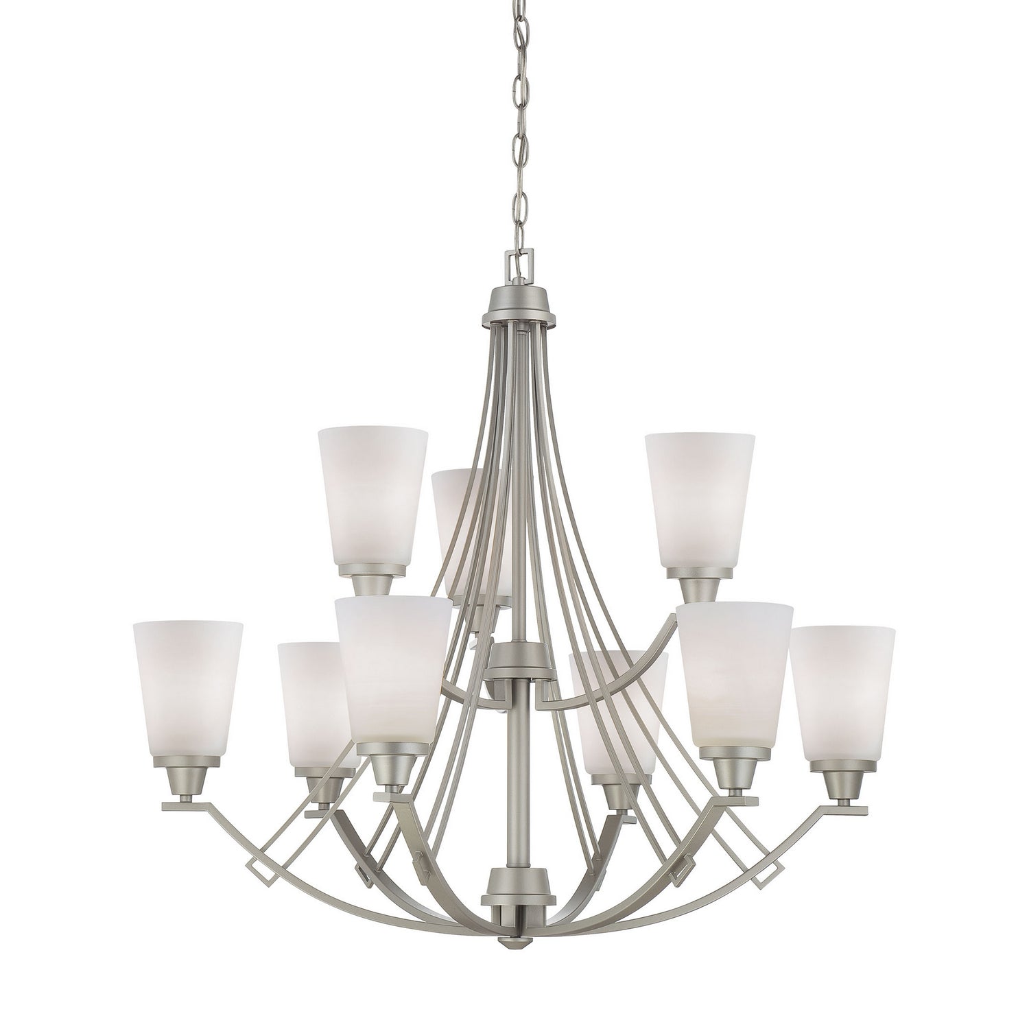 ELK Home - TK0012117 - Nine Light Chandelier - Wright - Matte Nickel