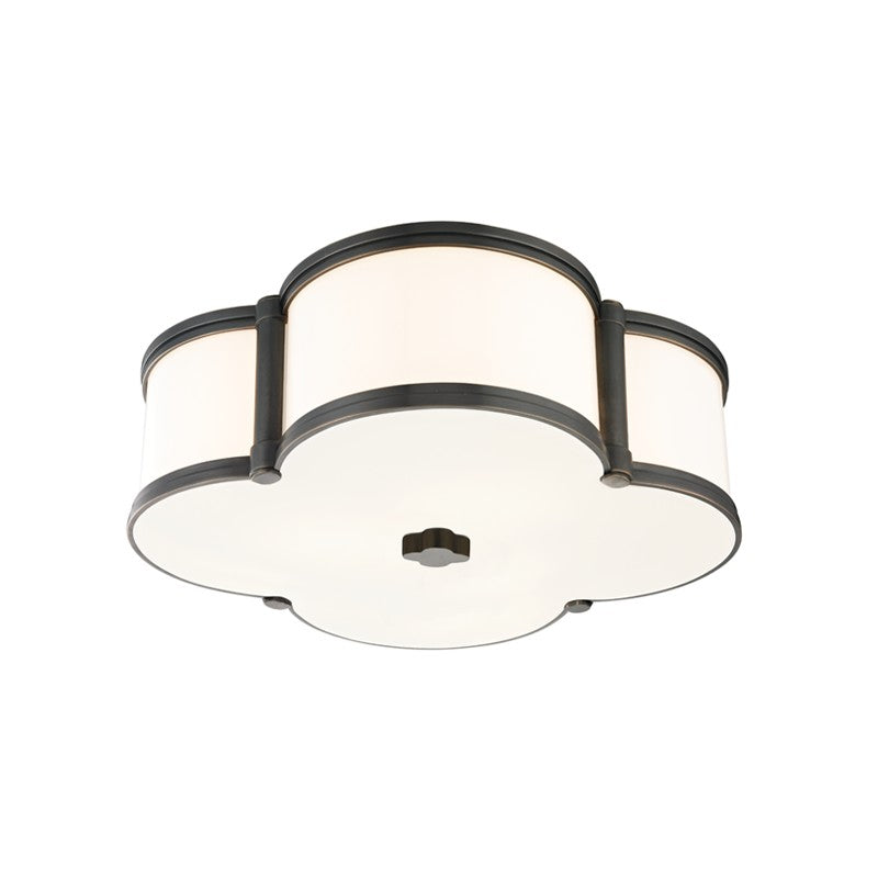 Hudson Valley - 1216-OB - Three Light Flush Mount - Chandler - Old Bronze