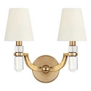 Hudson Valley - 982-AGB-WS - Two Light Wall Sconce - Dayton - Aged Brass