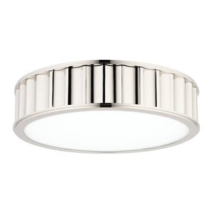 Hudson Valley - 912-PN - Three Light Flush Mount - Middlebury - Polished Nickel