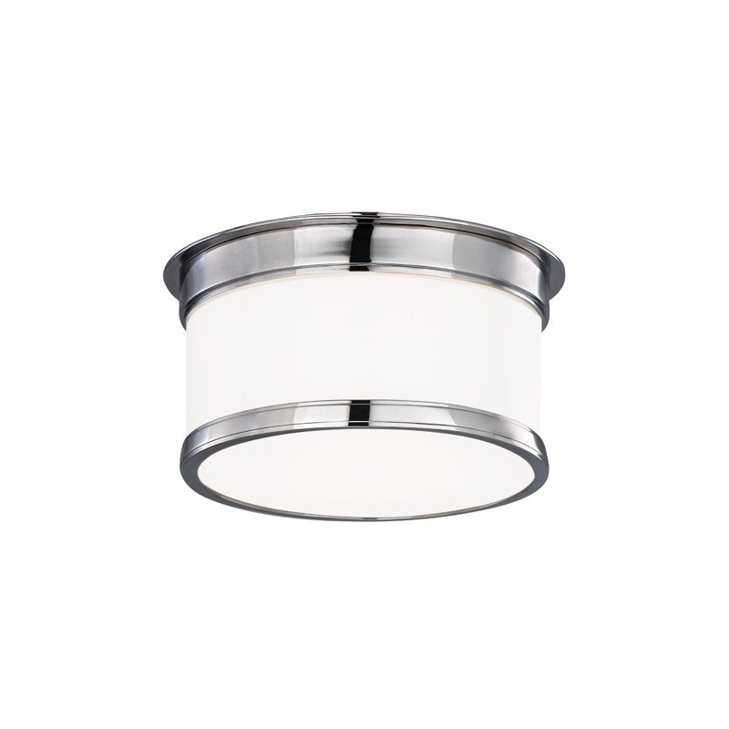 Hudson Valley - 709-PC - One Light Flush Mount - Geneva - Polished Chrome