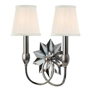 Hudson Valley - 3212-PN - Two Light Wall Sconce - Barton - Polished Nickel