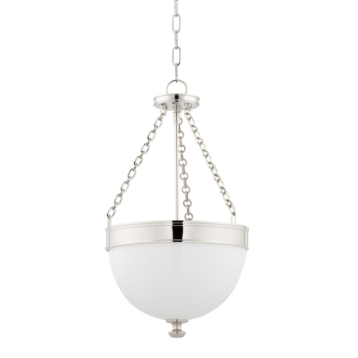 Hudson Valley - 324-PN - Three Light Pendant - Barrington - Polished Nickel