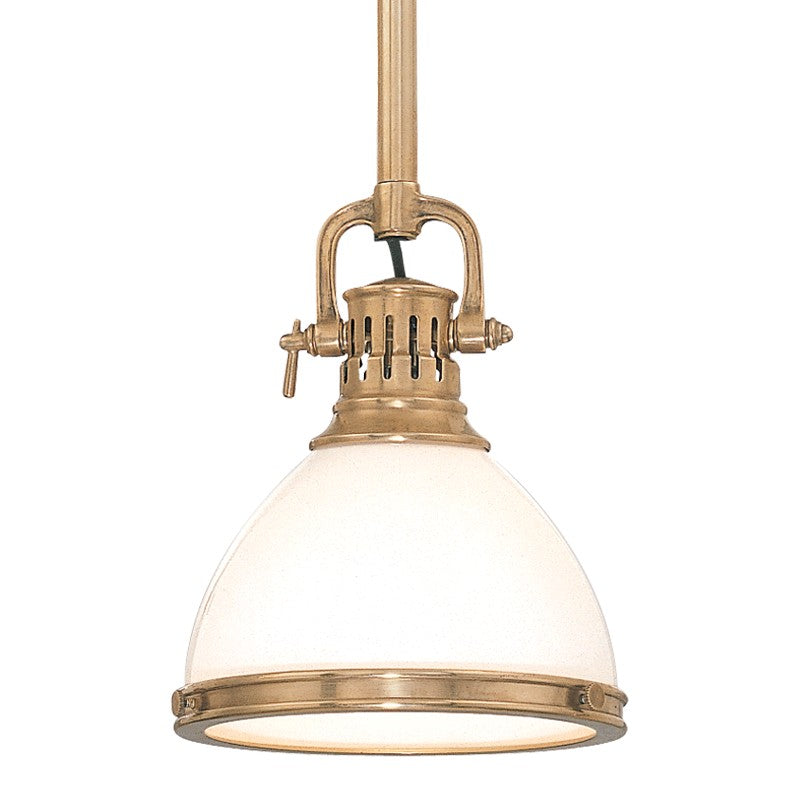 Hudson Valley - 2622-AGB - One Light Pendant - Randolph - Aged Brass