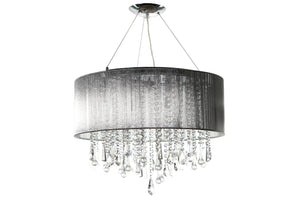 Avenue Lighting - HF1500-SLV - 12 Light Dual Mount/Flush & Hanging - Beverly Dr. - Silver Silk String