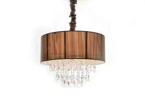 Avenue Lighting - HF1506-TP - Five Light Chandelier - Vineland Ave. - Taupe Silk String